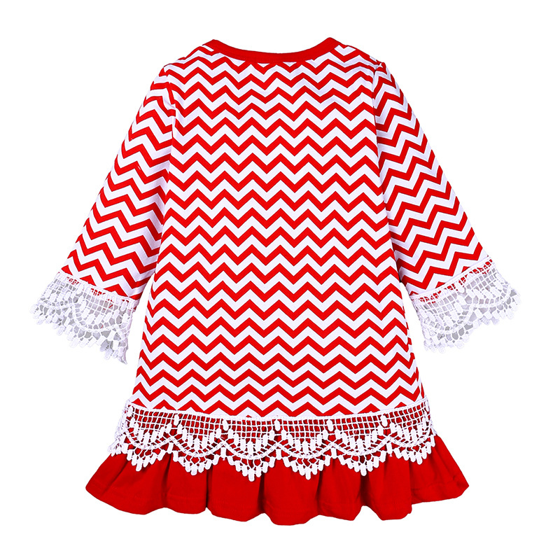 Cute Santa Applique Dress,12M to 6T.