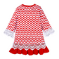 Cute Santa Applique Dress,12M to 6T.