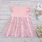 Cute Bunny Print Easter Dress,2T to 6T.