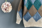 Unisex Cozy O-Neck Sweater,Red/White,3T to 7T.