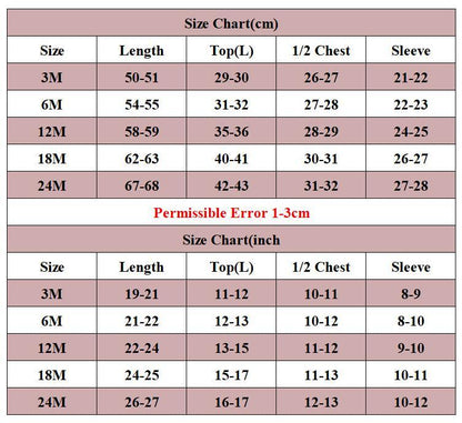 Unisex Baby Rompers+Hat 100% Cotton - Dream Town Store