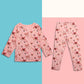 Butterfly Printed Full Sleeves PJs,3T to 10T.