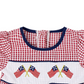 4th Of July Patriotic Dress,Red/Blue,6M to 6T.