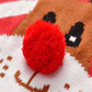 Reindeer Themed Christmas Sweater,2T to 7T.