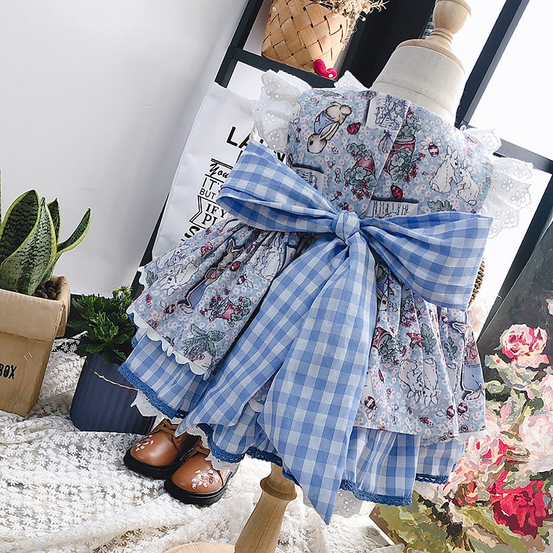 Easter Dress With Matching Shorts & Headband,12M to 8T.