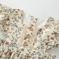 Vintage Floral Print Dress,12M to 5T.