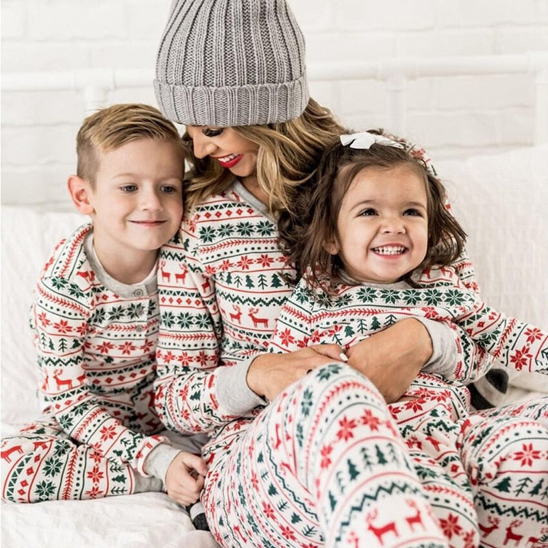 Family Matching Holidays PJs.
