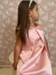 Red/Pink Sleeveless Dress With Pearls,12M to 10T.