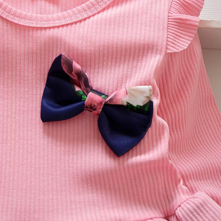 Toddler Floral Bow Dress - Dream Town Store