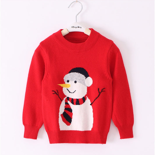 Cute Snowman Sweater,3T to 8T.