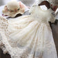 Baby Girls Dress, Lace Embroidery, Size 3-8T, - Dream Town Store