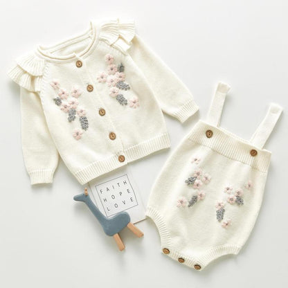 Cutest Knitted Sweater & Jumpsuit,6M to 3T.