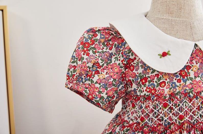 Beautiful Hand Smocked Dress, 12M to 6T.