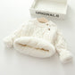 Extra Warm & Thick Knitted Sweater,Red/White/Pink/Brown/Blue,9M to 3T.