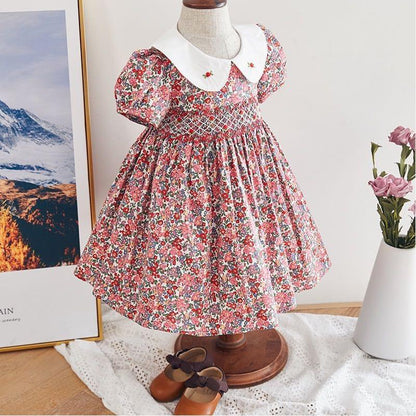 Beautiful Hand Smocked Dress, 12M to 6T.