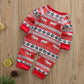 Full Sleeves Christmas Romper,3M to 18M.