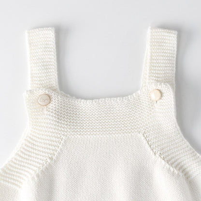 Knitted Baby Romper & Sweater/Cardigan,Cotton,0M to 24M.