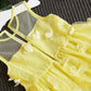 Sleeveless Birthday Party Dress, Red/Yellow,Size 18M to 2Y