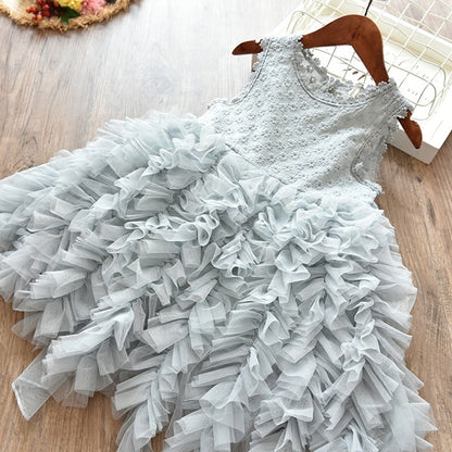Princess Girl Party tutu Kids Dress, 3 to 8 Y.