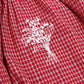 Red Plaid Smocked Dress, 2T to 7T.