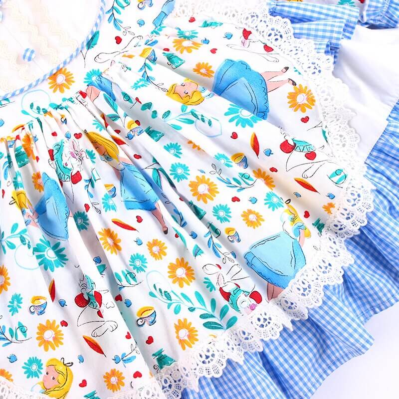 Fun Alice Tea Party Dress,2T to 7T.