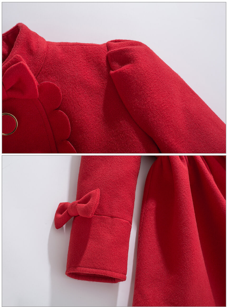 Premium Coat With Headband,Red/Blue,12M to 12T.
