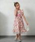 Floral Hollow Embroidered Dress, 6M to 9T.