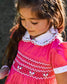 Gorgeous Pink Hand Smocked Dress,12M to 6T.