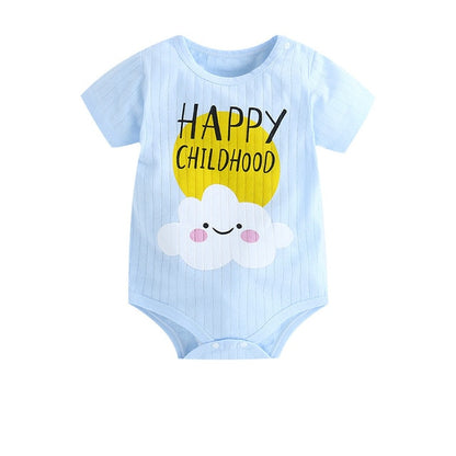 Happy Childhood Romper, Cotton, Size: 3M to 24M.