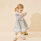 Adorable Floral Dress With Lace & Bows,6M To 4T.