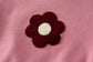Cute Pink Flower Sweatshirt, 12M to 6T