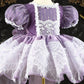 Stunning Purple Lolita Spanish Dress,2T to 7T.