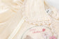 Beige Bunny Embroidered Easter Dress,2T to 7T.
