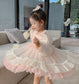 Pink & White Ruffle Tutu Dress,2T to 7T.