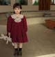 Holidays Embroidered Twirl Dress,12M to 8T.