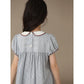 Classic Stripped Peter Pan Collar Dress,4T to 12T