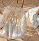 Adorable Floral Cotton Dress,2T to 7T