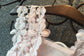 Pearl & Lace Flower Dress, Pink/White/Blue, 2T to 6T.