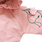 Cute Embroidered Fall Jacket,Pink/Green,12M to 5T
