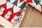 Christmas Theme Turtlenecks, Red/Beige,2T to 8T