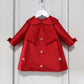 New Red/Pink Dress With Pearls,12M to 8T.
