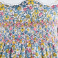 Floral Hand Smocked Dress With Lace Highlights,12M to 6T.