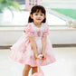 Vintage Whispering Flamingo Dress,2T to 5T.