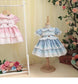 Spanish Lolita Dress, Pink/Blue, 12M to 5T