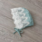 Vintage Velvet Romper with Bonnet,3M to 3T.