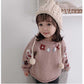 Embroidered Knitted Pullover Sweater,6M to 3T.