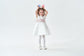 Elegant White & Pink/Blue Party Dress,12M to 10T.
