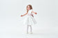 Elegant White & Pink/Blue Party Dress,12M to 10T.