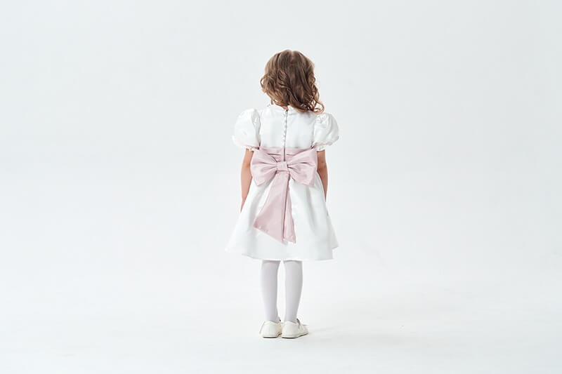 Elegant White & Pink/Blue Party Dress,12M to 10T.