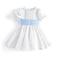 Elegant White & Pink/Blue Party Dress,12M to 10T.